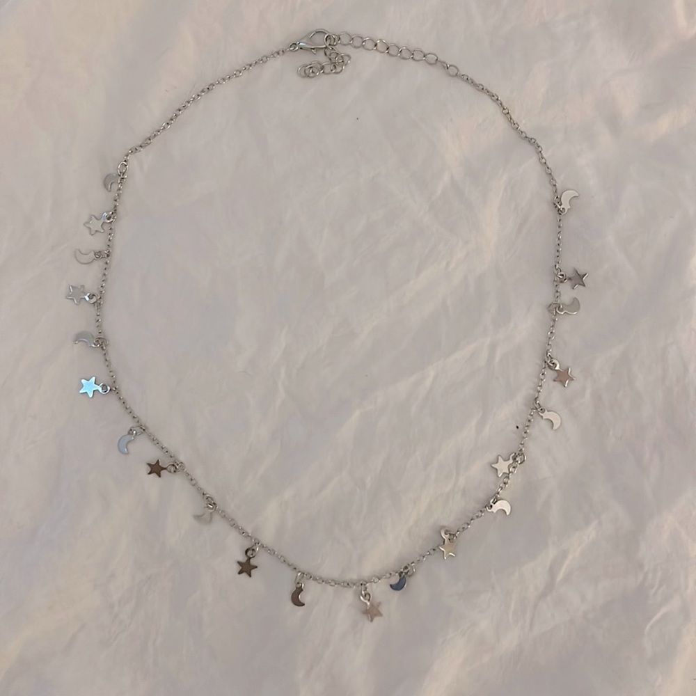 star and moon necklace